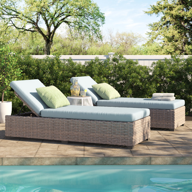 Wayfair rattan sun discount loungers